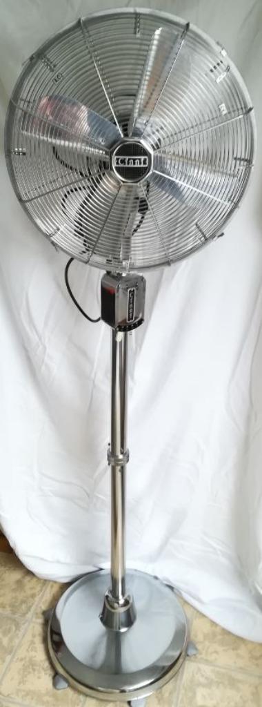 Design chromen ventilator Cinni, Elektronische apparatuur, Ventilatoren, Nieuw, Statiefventilator, Ophalen