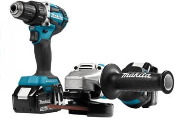 Nieuw - Makita Accu combiset -boormachine + Haakse slijper beschikbaar voor biedingen