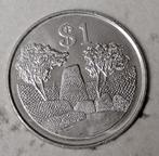munt Zimbabwe 1 dollar 1980, Postzegels en Munten, Munten | Afrika, Verzenden, Zimbabwe