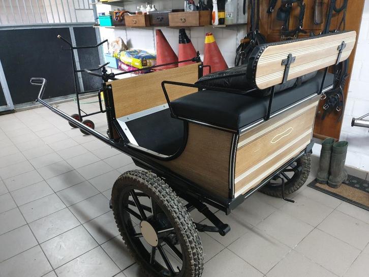 Koets, Dieren en Toebehoren, Rijtuigen en Koetsen, Zo goed als nieuw, Marathonwagen, Pony