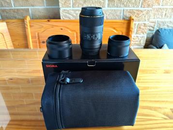 Sigma objectif 105mm F2.8 DG Macro pour Canon, Enlèvement, Comme neuf, Objectif macro