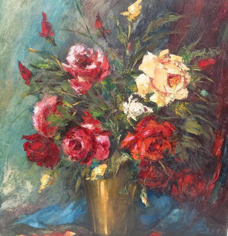 JAN VAN GENT schilderij JEF VAN TUERENHOUT, Antiek en Kunst, Kunst | Schilderijen | Klassiek, Ophalen of Verzenden