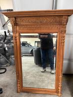 Spiegels, eik en verguld, Huis en Inrichting, Woonaccessoires | Spiegels, Ophalen, Zo goed als nieuw