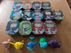 Pokémon Doosjes (Tins) met 350 kaarten, Hobby en Vrije tijd, Ophalen of Verzenden, Zo goed als nieuw, Meerdere kaarten, Foil