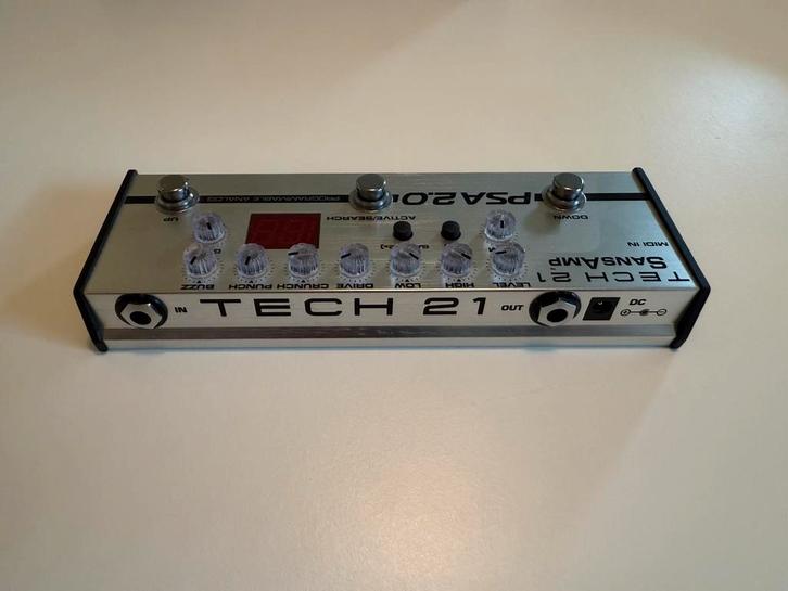 ️ Tech 21 SansAmp PSA 2.0 – als nieuw! - te koop/te ruil, Muziek en Instrumenten, Effecten, Zo goed als nieuw, Distortion, Overdrive of Fuzz