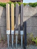 Houten palen, Tuin en Terras, Ophalen, Zo goed als nieuw, Minder dan 180 cm, Palen