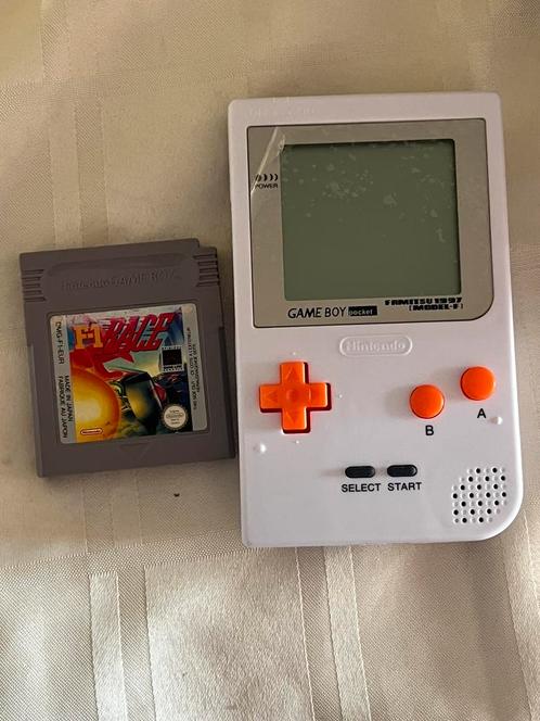 Nintendo Game Boy Pocket +1 spellen, Games en Spelcomputers, Spelcomputers | Nintendo Game Boy, Zo goed als nieuw, Game Boy Pocket