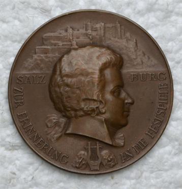 Medaille, Penning, SALZBURG, Mozart, Erinnerung Festspiele