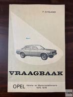 Vraagbaak Opel Ascona Manta 1975-1978 Nederlands, Ophalen of Verzenden