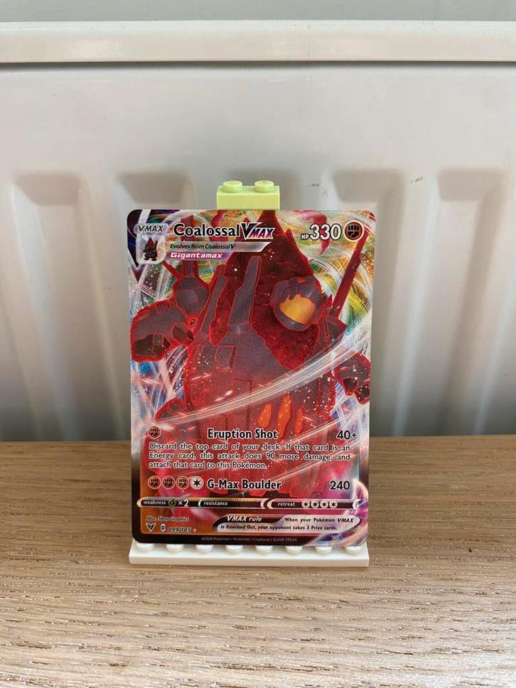 Coalossal Vmax 099/185 - Pokemon Kaart, Hobby en Vrije tijd, Verzamelkaartspellen | Pokémon, Nieuw, Losse kaart, Foil, Ophalen of Verzenden