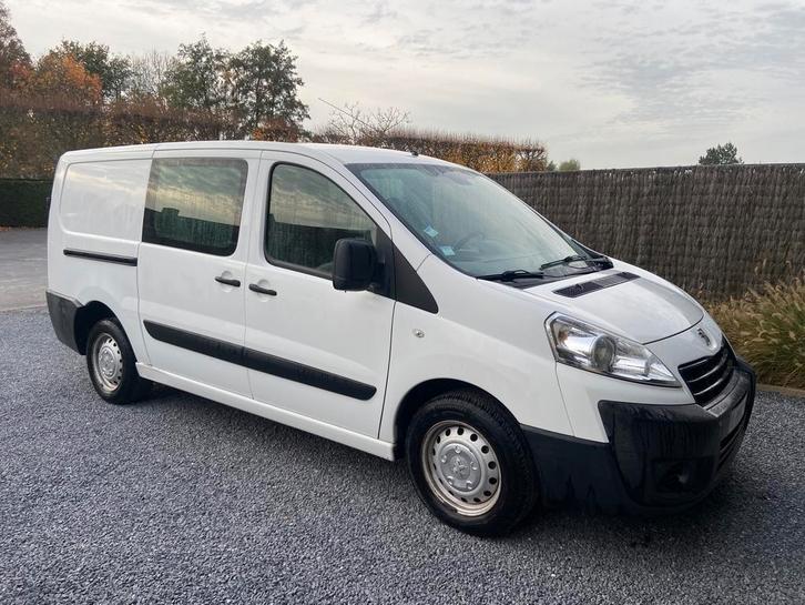 Peugeot Expert dubbele cabine / 2.0HDI / 6 plaatsen, Auto's, Peugeot, Bedrijf, Te koop, Expert Combi, Diesel, Euro 5, Monovolume
