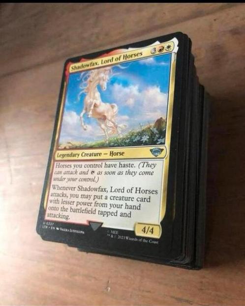 Magic the gathering deck white red, Hobby en Vrije tijd, Verzamelkaartspellen | Magic the Gathering, Zo goed als nieuw, Meerdere kaarten