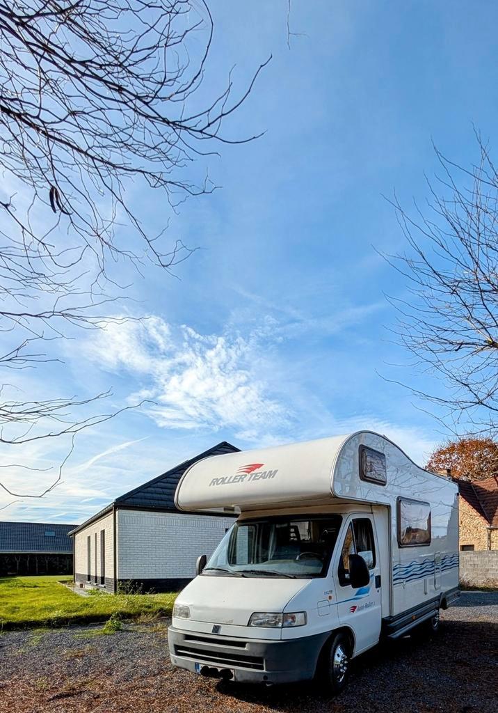 Camping car Roller Team 2.8jtd 6 couchettes, Caravans en Kamperen, Mobilhomes, Particulier, tot en met 6, Fiat, Fiat, Diesel, 6 tot 7 meter
