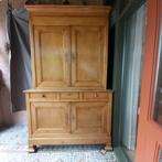 Eiken kast, deux corps, Louis Philippe, Ophalen, Gebruikt, 100 tot 150 cm, Louis Philippe