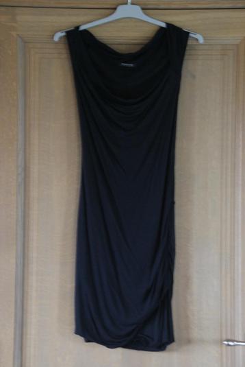 Robe de bal Patrizia PEPE noire, robe en stretch, petite, no