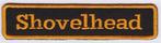 Harley Davidson Shovelhead stoffen opstrijk patch embleem #1, Verzenden, Nieuw