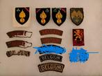 belgium army badges, Verzamelen, Militaria | Tweede Wereldoorlog, Embleem of Badge, Landmacht, Verzenden