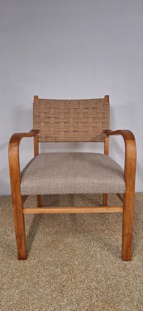 Vintage bauhaus stoel, Antiek en Kunst, Antiek | Meubels | Stoelen en Sofa's, Ophalen