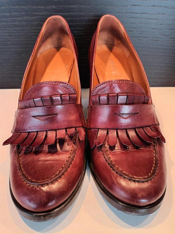 Maripé pumps maat 39,5, Kleding | Dames, Schoenen, Zo goed als nieuw, Pumps, Bruin, Ophalen