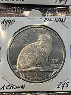 Isle of Man munten 1 crown Cat, Ophalen of Verzenden, Setje