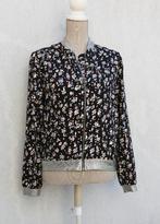 Prachtig bomberjack S (of liever M) „Rue des Abbesses Paris”, Kleding | Dames, Jassen | Zomer, Maat 38/40 (M), Zwart, Nieuw, Ophalen of Verzenden