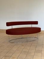 The Orbid set (Ovalen zetel + ottoman), Huis en Inrichting, Ophalen, Metaal, Minder dan 75 cm, Rechte bank