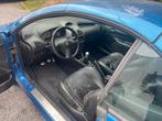 Peugeot 206 cabrio met werk 140.000km, Auto's, Peugeot, Voorwielaandrijving, Zwart, Cabriolet, Blauw