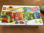 Lego Duplo 10558 getallentrein, Kinderen en Baby's, Speelgoed | Duplo en Lego, Ophalen, Zo goed als nieuw, Complete set, Duplo