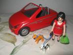Playmobil City Life vrouw met puppies en cabrio, Kinderen en Baby's, Speelgoed | Playmobil, Ophalen of Verzenden, Zo goed als nieuw