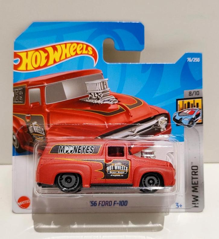 Hot Wheels Ford '56 F-100 Logo Moon Eyes (2022), Hobby & Loisirs créatifs, Voitures miniatures | Échelles Autre, Enlèvement ou Envoi