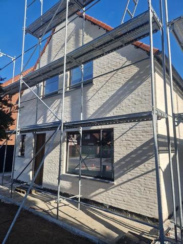 Stelling tot 200 m² te huur – leverbaar met/zonder plaatsing, Enlèvement ou Envoi, Comme neuf, Échafaudage de façade, 5 mètres de hauteur ou plus