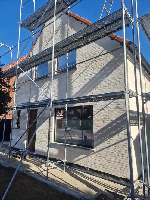 Stelling tot 200 m² te huur – leverbaar met/zonder plaatsing, Doe-het-zelf en Bouw, Steigers, Zo goed als nieuw, Gevelsteiger