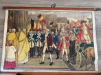 Zes schoolplaten geschiedenis, Antiek en Kunst, Antiek | Schoolplaten, Ophalen of Verzenden, Geschiedenis