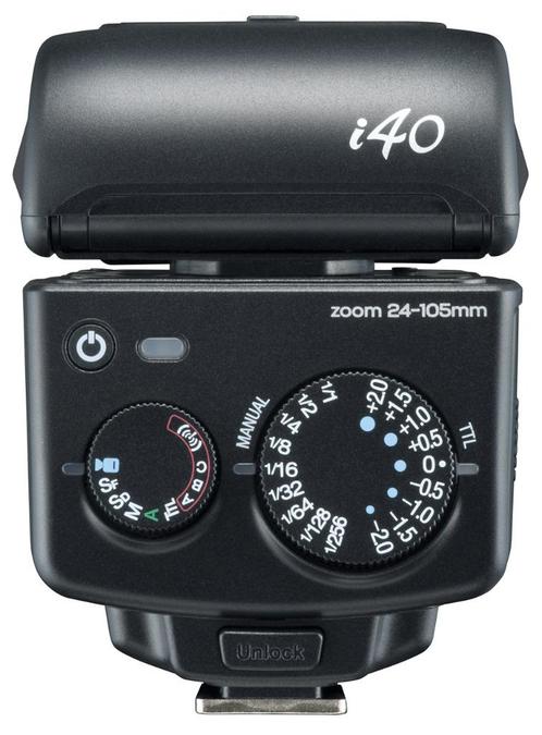 Nissin i40 voor Canon, Audio, Tv en Foto, Foto | Flitsers, Zo goed als nieuw, Canon, Kantelbaar, Ophalen of Verzenden
