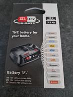 Krachtige Bosch Lithium-Ion batterij van 2,5 Ah 18 Volt, Ophalen, Nieuw