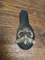 Breloque ecole de pilotage de la force terrestre argentée, Collections, Enlèvement ou Envoi, Armée de terre, Emblème ou Badge