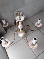 Luster met vijf armen - 2 stuks, Huis en Inrichting, Lampen | Kroonluchters, Ophalen, Gebruikt