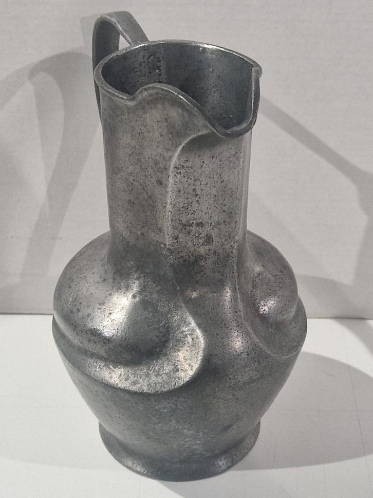 Art deco tinnen karaf, Antiquités & Art, Antiquités | Étain, Enlèvement ou Envoi