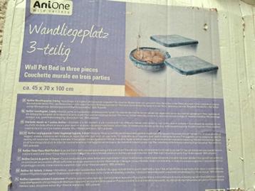 Ligplaats voor katten om aan de muur te bevestigen (3-delig) beschikbaar voor biedingen