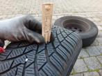 4 195/65 R 15 T Continental-winterbanden op metalen velgen, Auto-onderdelen, Banden en Velgen, Ophalen, Gebruikt, 15 inch, Band(en)