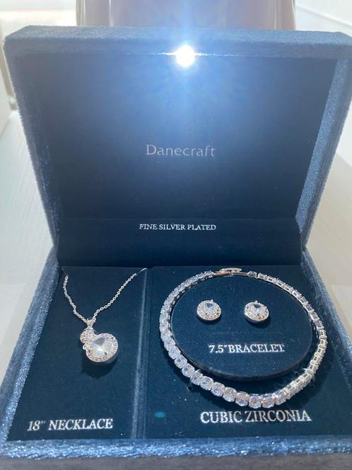 Danecraft juwelen, Handtassen en Accessoires, Kettingen, Nieuw, Overige materialen, Zilver, Met edelsteen, Ophalen