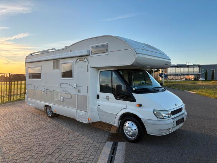 Rimor Superbrig 695DB 2XAIRCO 20.000KM ENKELE BEDDEN, Caravans en Kamperen, Mobilhomes, Particulier, tot en met 5, Alkoof, Ford