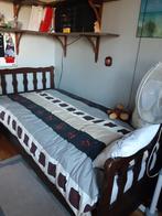 Een 1 persoonsbed te koop, Huis en Inrichting, Ophalen, Bretoense stijl, Gebruikt, 90 cm
