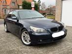 BMW 520i Panorama Zetelverwarming Trekhaak 170pk, Auto's, 2171 cc, Beige, Blauw, Leder