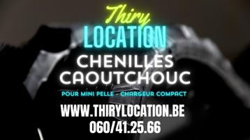 Chenilles caoutchouc toutes marques et toutes dimensions disponible aux enchères