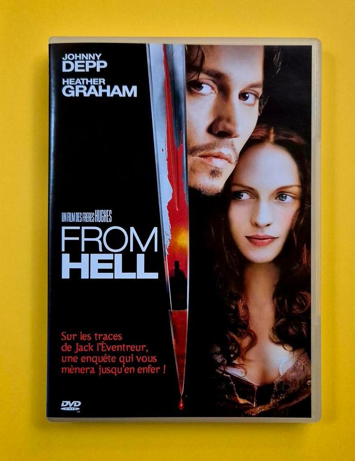 DVD 📀 From Hell - Johnny Deep - Horreur V2, CD & DVD, DVD | Horreur, Utilisé, Slasher, À partir de 16 ans, Enlèvement ou Envoi