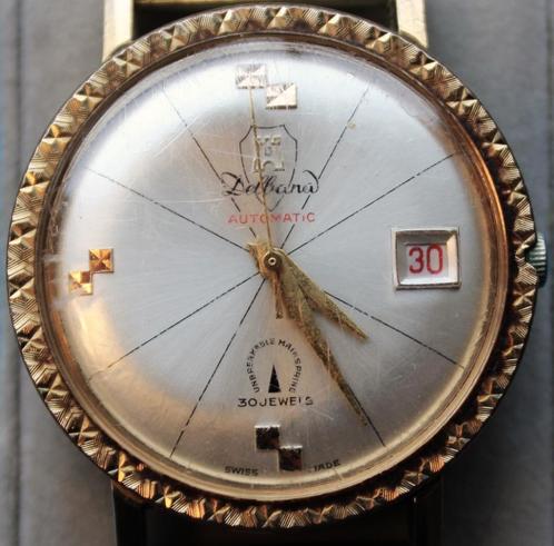 Schitterende herenhorloge ~~ Delbana Automatic 30 Jewels ~~, Handtassen en Accessoires, Horloges | Heren, Gebruikt, Overige merken