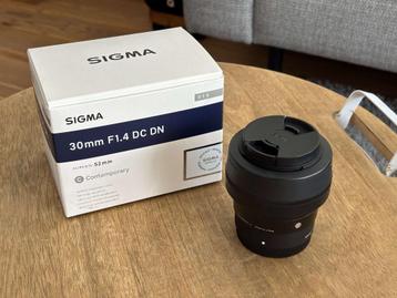 Sigma E 30mm f/1.4 DC DN C Sony (lens) beschikbaar voor biedingen