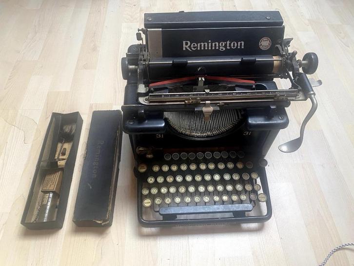 Remington Model 31 schrijfmachine — AZERTY — 1935-1939, Diversen, Typemachines, Gebruikt, Ophalen
