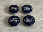 Ford Blauwe Naafdoppen /Naafkappen 54mm Set van 4 stuks, Verzenden, Nieuw